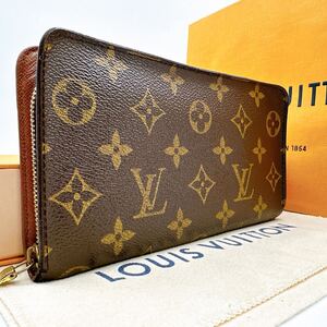 3510【上美品】LOUIS VUITTON ルイヴィトン モノグラム ポルトモネジップ ラウンドファスナー 長財布 ウォレット M61727/CA0092