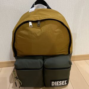 送料無料　未使用　DIESEL ディーゼル バックパック X08025 P4223 T2169 Yellow/Green