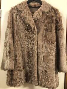 ファーコート Moonbat fur ムーンバット　毛皮　古着 着丈約75cm アウター コート　ハーフコート