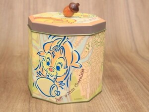 P38【空き缶　ディズニー】　チップとデール　ディズニー/ Disney　小物入れ　収納　インテリア　コレクション　