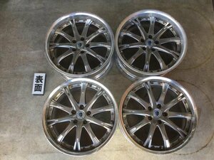 【KBT】WORK SCHWERT SW4 ワーク シュバート 2本19×8.5J+45 2本19×9.5J+45 5穴 PCD114.3 アルミホイール　19インチ　