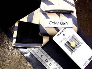 ♪№H1655良品♪【人気の超細7.5㎝】【Calvin Klein】カルバンクライン♪ネクタイ♪ナロータイ♪