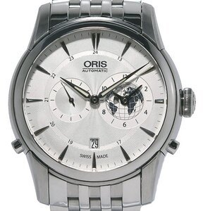 ★【内部点検済】箱保付！良品！ORIS オリス アートリエ グリニッジ ミーン タイム リミテッド 01 690 7690 4081-Set MB 自動巻き メンズ★