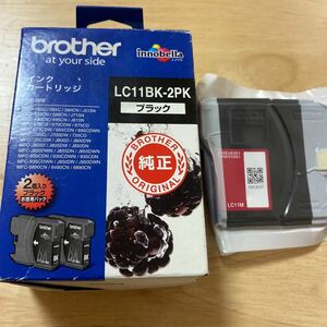 brother ブラザー工業 純正インクカートリッジ ブラック　LC11BK-2PK ブラザー lc11m 使用期限切れ