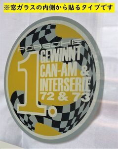 ポルシェ CAN-AM インターセリエ 1972 1973 ステッカー porsche 911 996 997 992 718 356 930 964 993 (-po3rp011