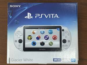 #2285【ゲーム好き必見！】SONY PlayStation Vita PSVITA Glacier White PCH-2000 ホワイトカラー 動作未確認 現状保管品