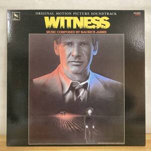 g42■【US盤/LP】O.S.T. / Witness 刑事ジョン・ブック 目撃者 ● Varese Sarabande / STV 81237 / Maurice Jarre 231122