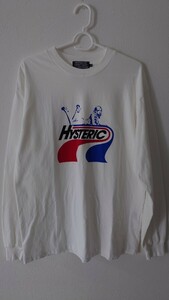 ヒステリックグラマー　HYSTERIC GLAMOUR　ロンT 長袖Tシャツ　サイズＭ　白　ホワイト　サイズＭ　送料無料