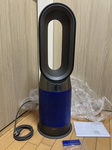 (美品）ダイソン Dyson Pure Hot + Cool　空気清浄ファンヒーター HP04 IBN アイアン／ブルー （F-7)