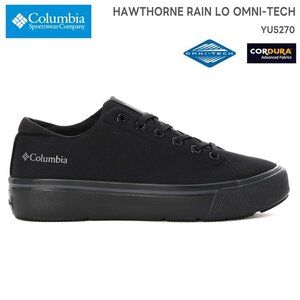 コロンビア ホーソンレインロー オムニテック YU5270-010 BLACK Columbia HAWTHORNE RAIN LO OMNI-TECH 防水スニーカー レイン 23.0cm