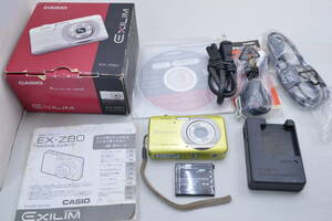 【ecoま】CASIO EXILIM EX-Z80 グリーン コンパクトデジタルカメラ