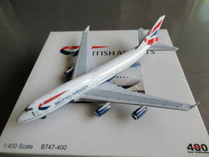 Your Craftsman 1/400 British Airways ブリティッシュエアウェイス ボーイング747-400 G-BNLZ Change for Good