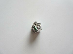 未使用 Pandora / パンドラ 798471C01 New Sterling Silver Christmas 2021 Gingerbread House Charm * チャーム ブレスレット