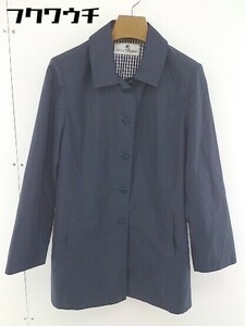 ◇ courreges クレージュ 長袖 コート サイズ11 ネイビー レディース