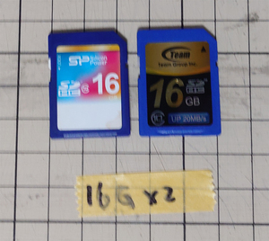 [JUNK]SD Card 16GB x2枚 保証なし