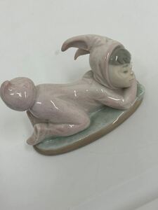  LLADRO リヤドロ うさぎの着ぐるみ 置物 陶器【1円スタート】