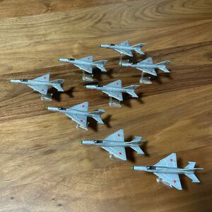 Furuta チョコエッグ 戦闘機シリーズⅡ MiG-21 PF フィッシュベッドD 旧ソ連空軍 8機セット MiG-21