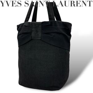 YVESSAINTLAURENT イブサンローラン　トートバッグ　ブラック　黒