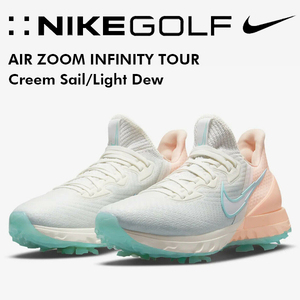 26.5cm ナイキ エアズーム インフィニティ ツアー クリーム ライトデュー NIKE AIR ZOOM INFINITY TOUR