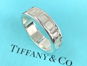 ★美品★ TIFFANY & Co. ティファニィー アトラス 銀製リング・シルバー925 21号