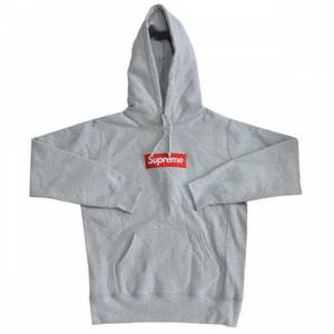 SUPREME シュプリーム Box Logo Hooded Sweatshirt BOXロゴ パーカー ヘザーグレー M R2A-19559B【1343EF5PD】