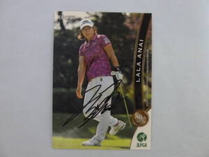 女子プロゴルフ 穴井詩プロ 直筆サイン入り2021 JLPGAオフィシャルトレーディングカード 激レア JLPGA ラスト１品！