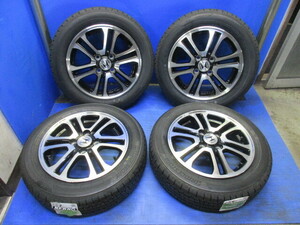 ①★BS　ニューノ新品　155/65R14　2024年製造　＆ホンダ N-BOXカスタム純正アルミ 4本 N-WGN N-ONE 　N-bOXスラッシュ　/ホイール