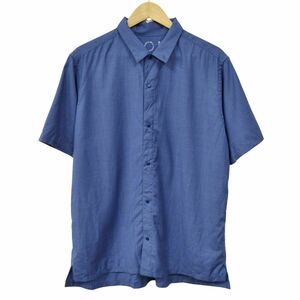 美品 山と道 yamatomichi Merino Short Sleeve Shirt メリノウール 半袖 シャツ メンズL 登山 ウェア アウトドア cf06ml-rk26y05840