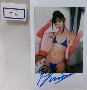 西永彩奈 直筆サイン入り生チェキ お待たせ! 特典 青ビキニ 水着 現場写真 56