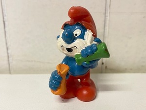 【 スマーフ PVC フィギュア 】 SMURF パパスマーフ 実験 茶 瓶 / SMURF PAPASMURF TOY PVC FIGURE / V19-121-130