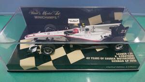 MINICHAMPS 1/43 ザウバー C29 小林可夢偉 40 YEARS OF SAUBER MOTORSPORT GERMAN GP 2010　ミニチャンプス