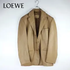 LOEWE ロエベ　羊革　ラムレザージャケット　メンズ　キャメル