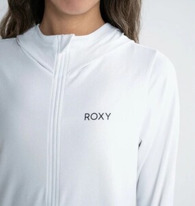 ロキシー（ROXY）（レディース）ラッシュガード 長袖 パーカー UVカット 紫外線対策 水陸両用 ホワイト AURORA RLY231026