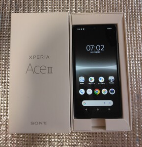 送料無料 Xperia AceⅢ A203SO 本体 白ロムSIMロック解除済 エクスペリア DSDV　ブラック