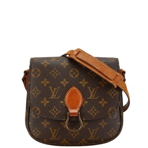 ルイ ヴィトン モノグラム サンクルー18 ショルダーバッグ M51243 ブラウン PVC レザー レディース LOUIS VUITTON 【中古】