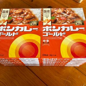 大塚食品 ボンカレーゴールド 中辛 10個セット