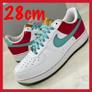 送料無料★【限定カラー 新品】28cm NIKE AIR FORCE 1 LOW aqua hawaiian gold ナイキ エアフォース ワン ロー アクア ハワイアン ゴールド