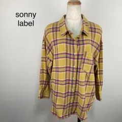 sonny label チェックシャツ　フリーサイズ