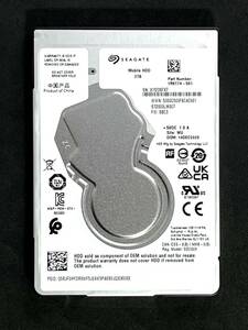 【送料無料】 ★ 2TB ★　Seagate　/　ST2000LM007　【使用時間：52ｈ】　2023年製　稼働極少　 2.5インチ 内蔵HDD/7mm厚/SATA 