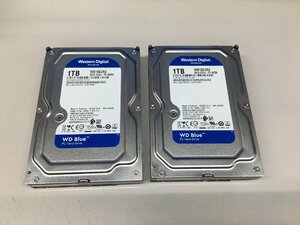 WD 1TB HDD Western Digital WD10EZRZ　　2台セット 中古品 (管：2F-M1）