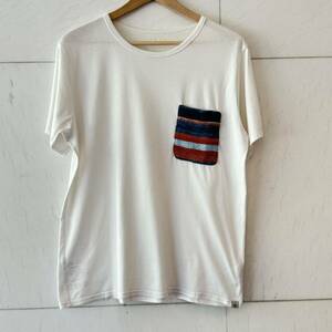 visvim BLANKET POCKET TEE S/S 2 (24SS 23AW 23SS 22AW JUMBO AMPLUS DMGD CROSBY CABAN WALLIS HARMON COPA Tシャツ 白 ホワイト 半袖 