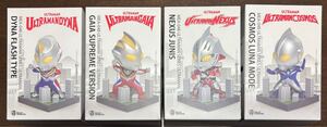 【非売品】BEAST KINGDOM MEA-048 ウルトラマンシリーズ ウルトラマン ダイナ／ガイア／ネクサス／コスモス フィギュア4体入り