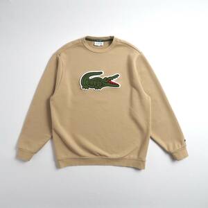 ラコステ　Lacoste　正規品　スウェット　トレーナー　キャメル　ビッグワニ　美品　メンズ