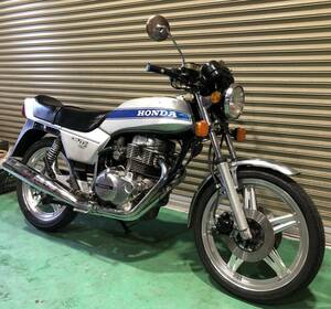 CB400N ホーク3 バブ 圧縮12kg〜 エンジン実動 6速キック付 シルバー CB250T CB400T CB250N