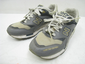 浜松市出品 new balance ニューバランス 1600 CM1600GY スニーカー LIMITED EDITION ABZORB 27.5D グレー