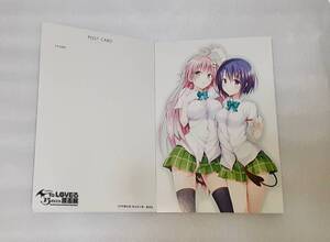 To LOVEる 原画展 ポスカ B-6 ララ 西連寺春菜　ポストカード バラ売り トラブル 15周年記念原画展 finale ジャンプ展　ポストカードブック