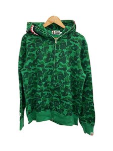 A BATHING APE◆ジップパーカー/XL/コットン/GRN