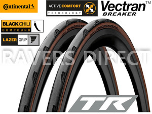 [2本セット] Continental GP5000 S TR 700 x 28c Tubeless Ready Transparent skin / Vittoria Michelin SCHWALBE CORSA Grand 5000 TLR TL