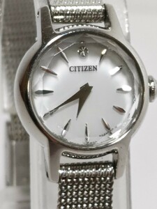 1円スタート【稼働/現状品】CITIZEN　シチズン　腕時計　エコ・ドライブ　G620-S099609 カットガラス　レディース