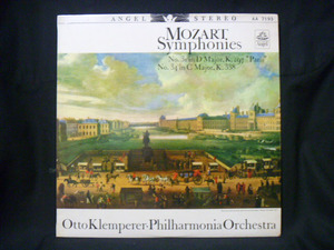 モーツァルト:交響曲 第31番ニ長調「パリ」K.297 第34番ハ長調 K.338 オットー・クレンペラー フィルハーモニア管弦楽団 ※赤盤ペラジャケ